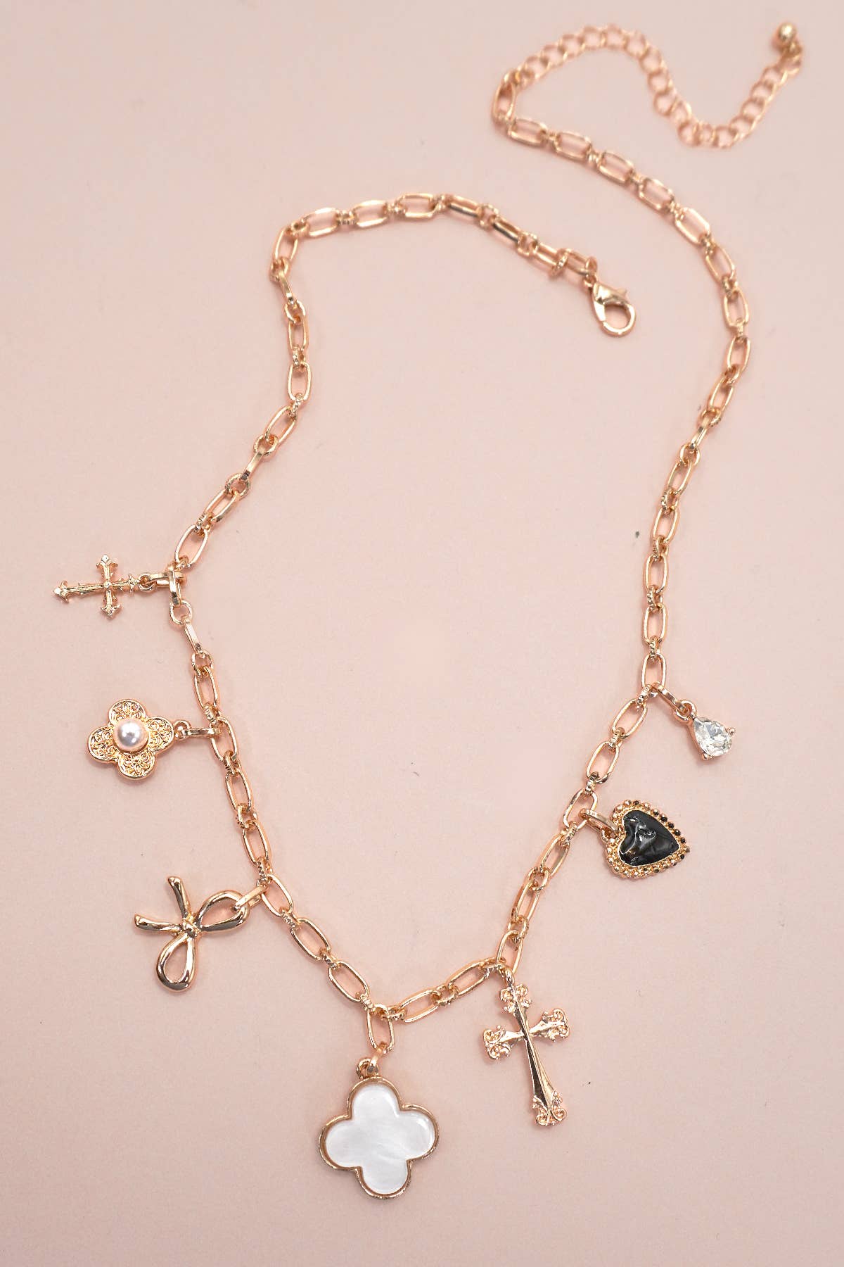 Gold Charm Necklace