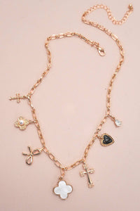 Gold Charm Necklace