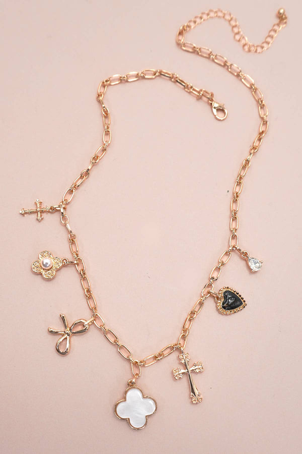 Gold Charm Necklace