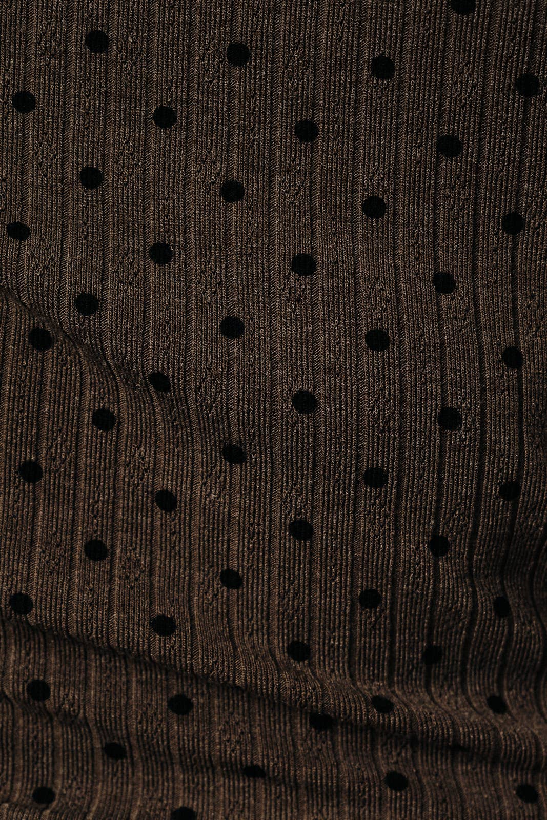 One Shoulder Polka Dot Top