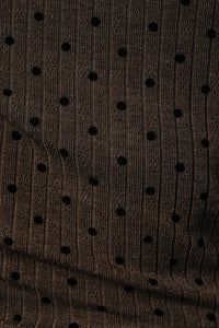 One Shoulder Polka Dot Top