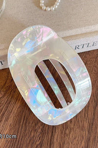 Pearl Jumbo Lay Flat Hair Claw Clip
