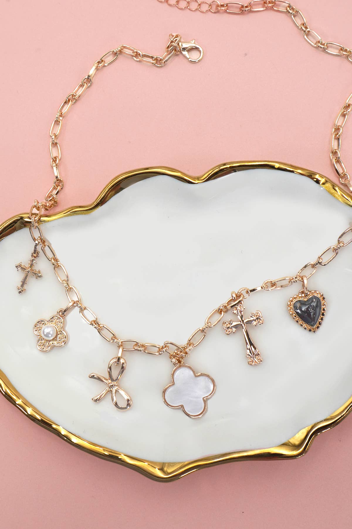 Gold Charm Necklace