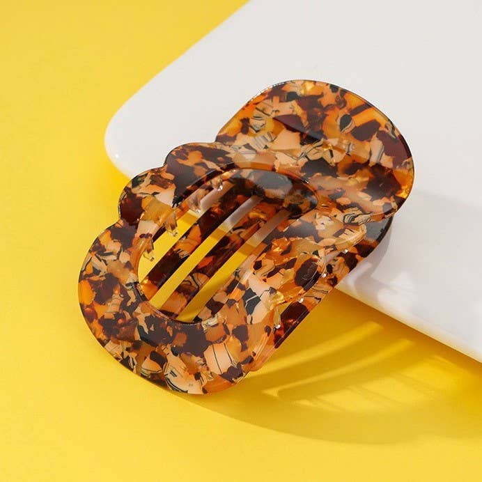 Tortoise Shell Jumbo Lay Flat Claw Clip