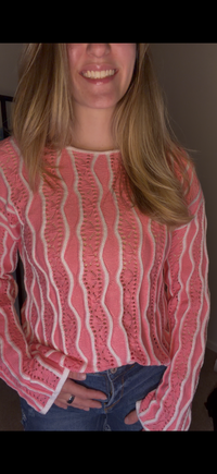 Pink Lace Sweater