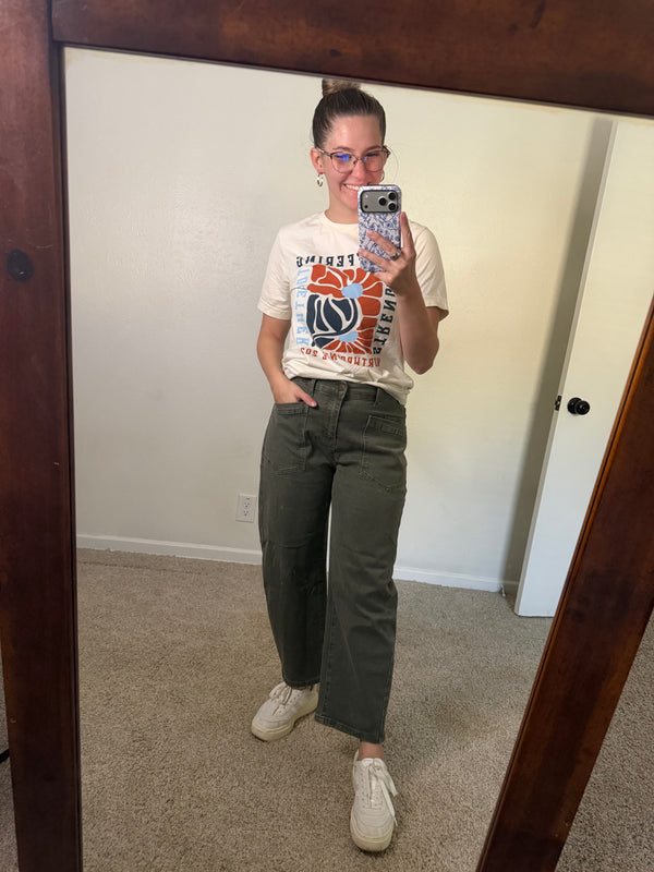 Clover Barrel Jeans