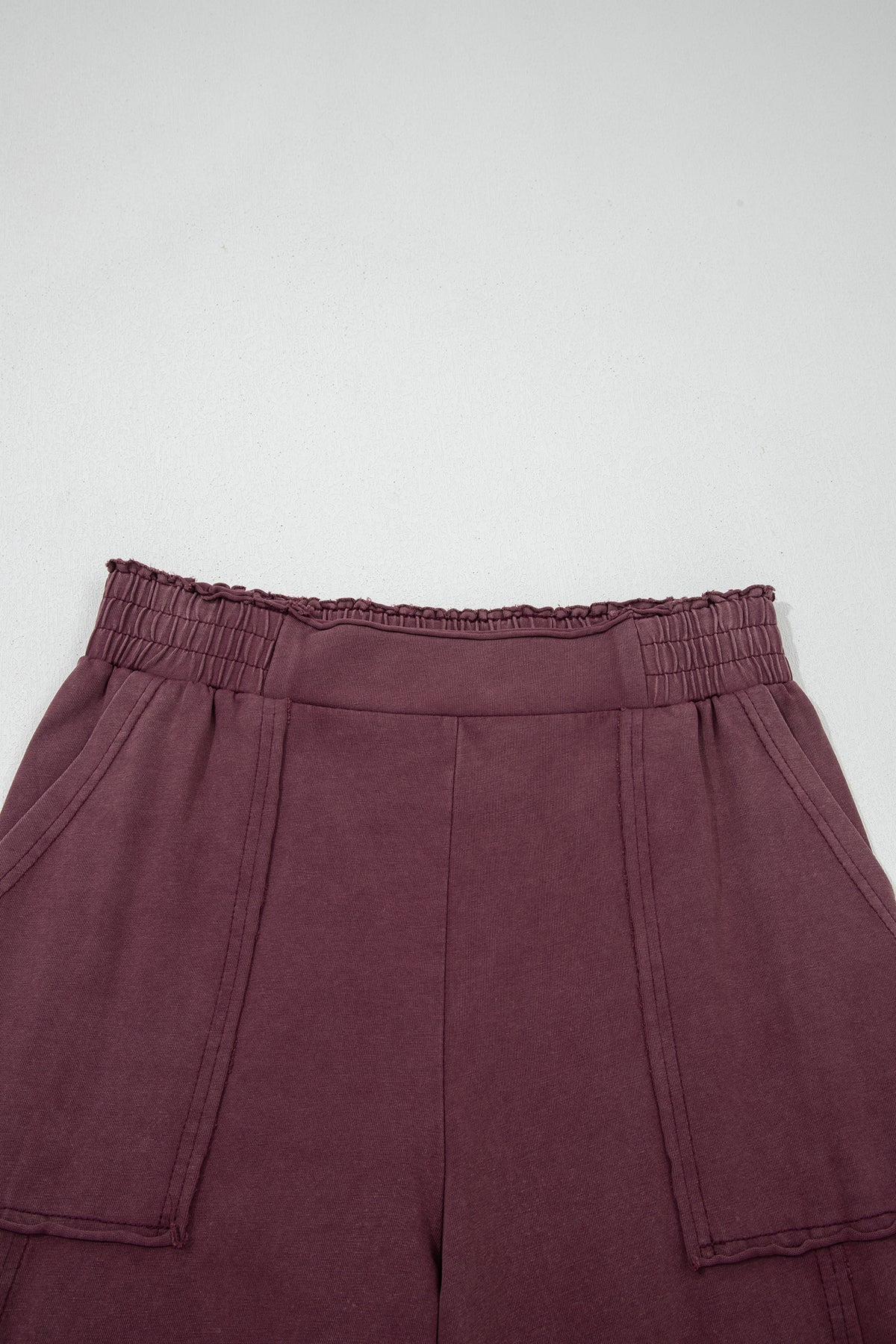 Burgundy Patch Sweatpants