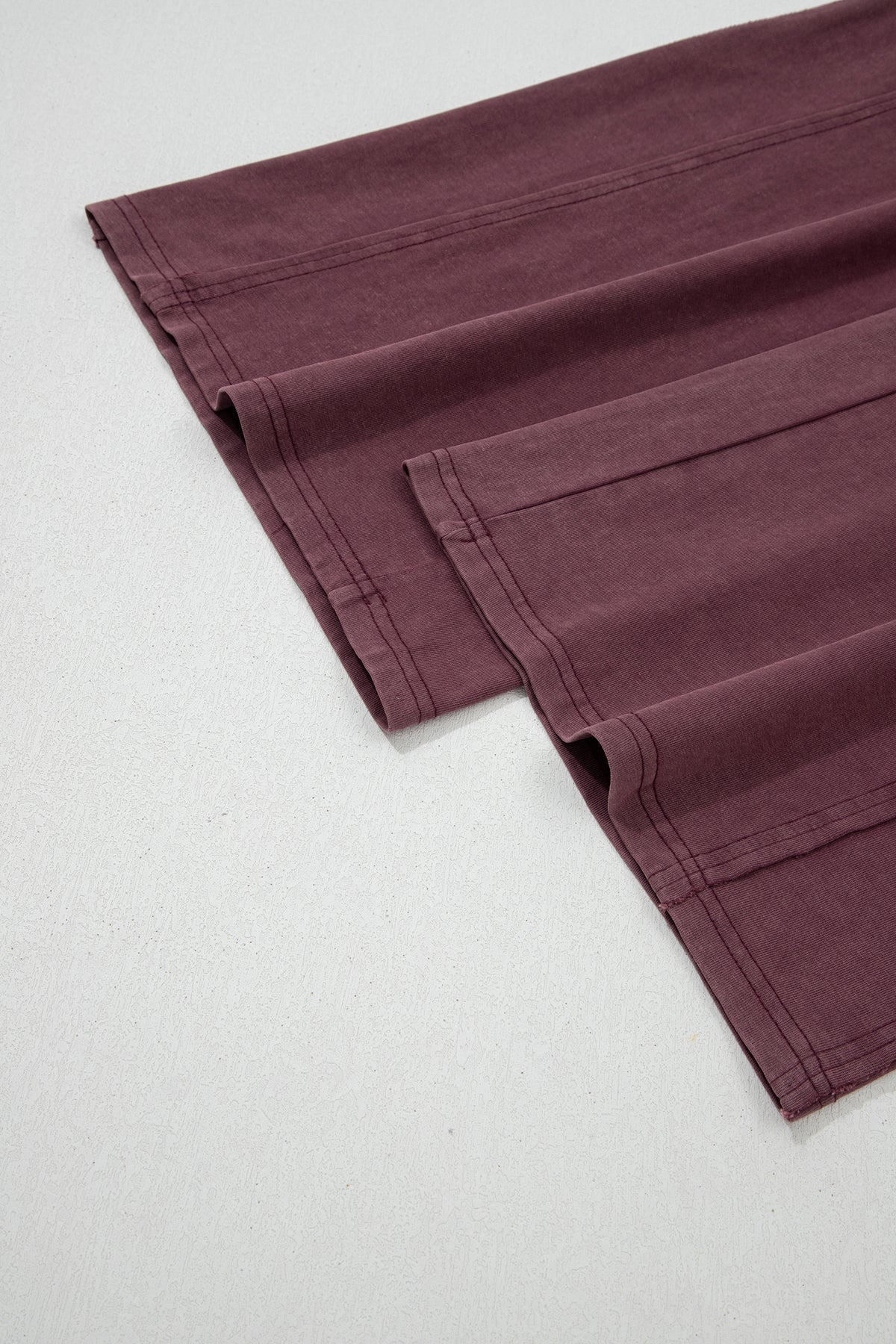 Burgundy Patch Sweatpants