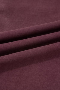 Burgundy Patch Sweatpants