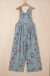 Petals & Denim Jumpsuit