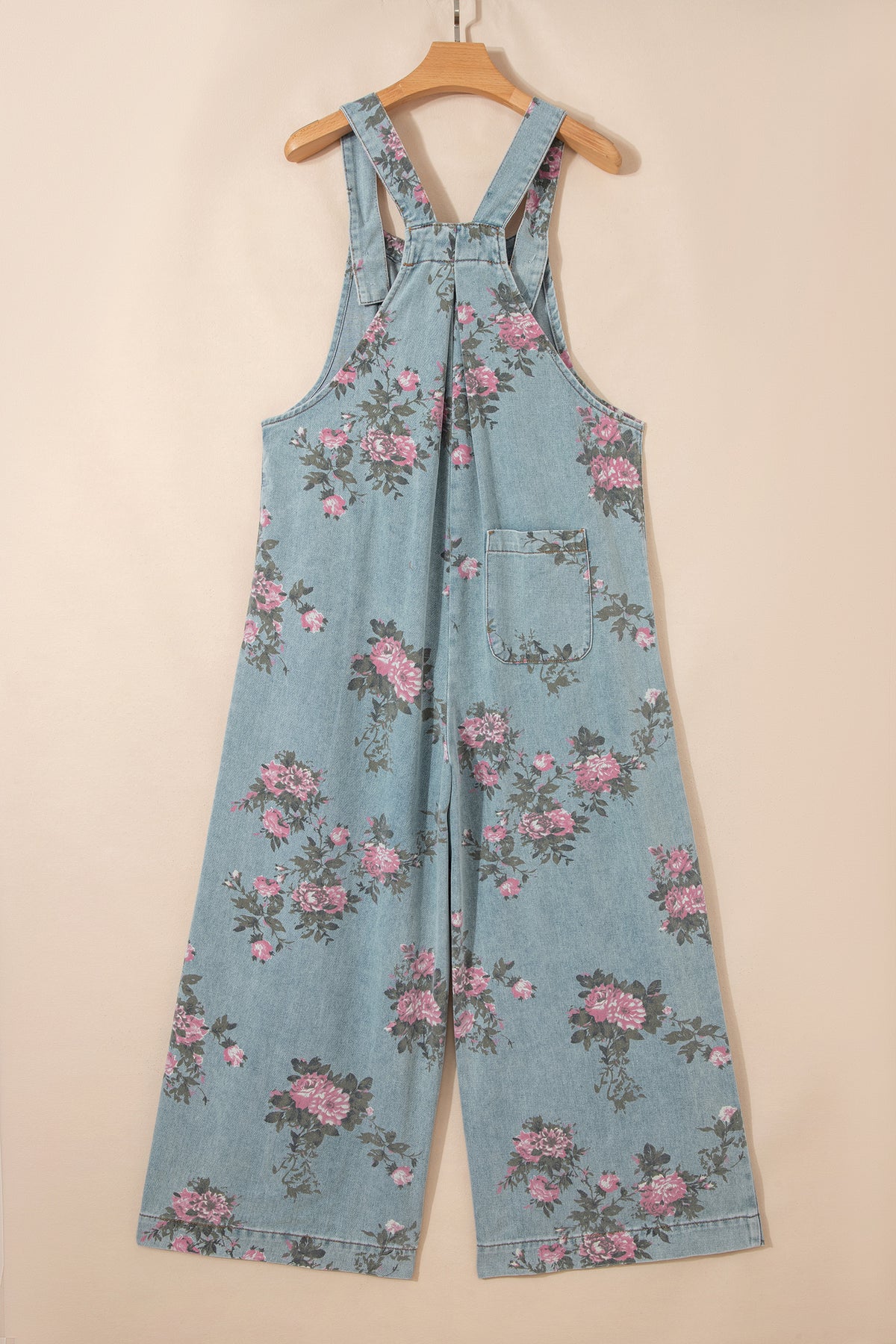 Petals & Denim Jumpsuit