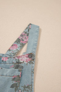 Petals & Denim Jumpsuit
