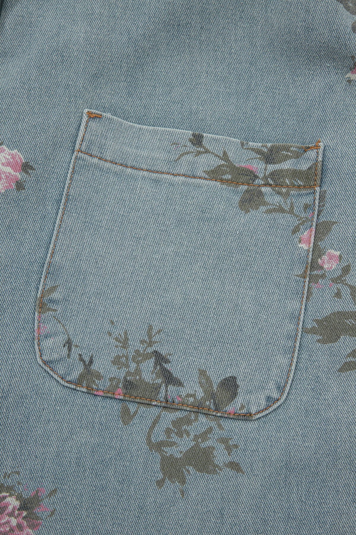 Petals & Denim Jumpsuit