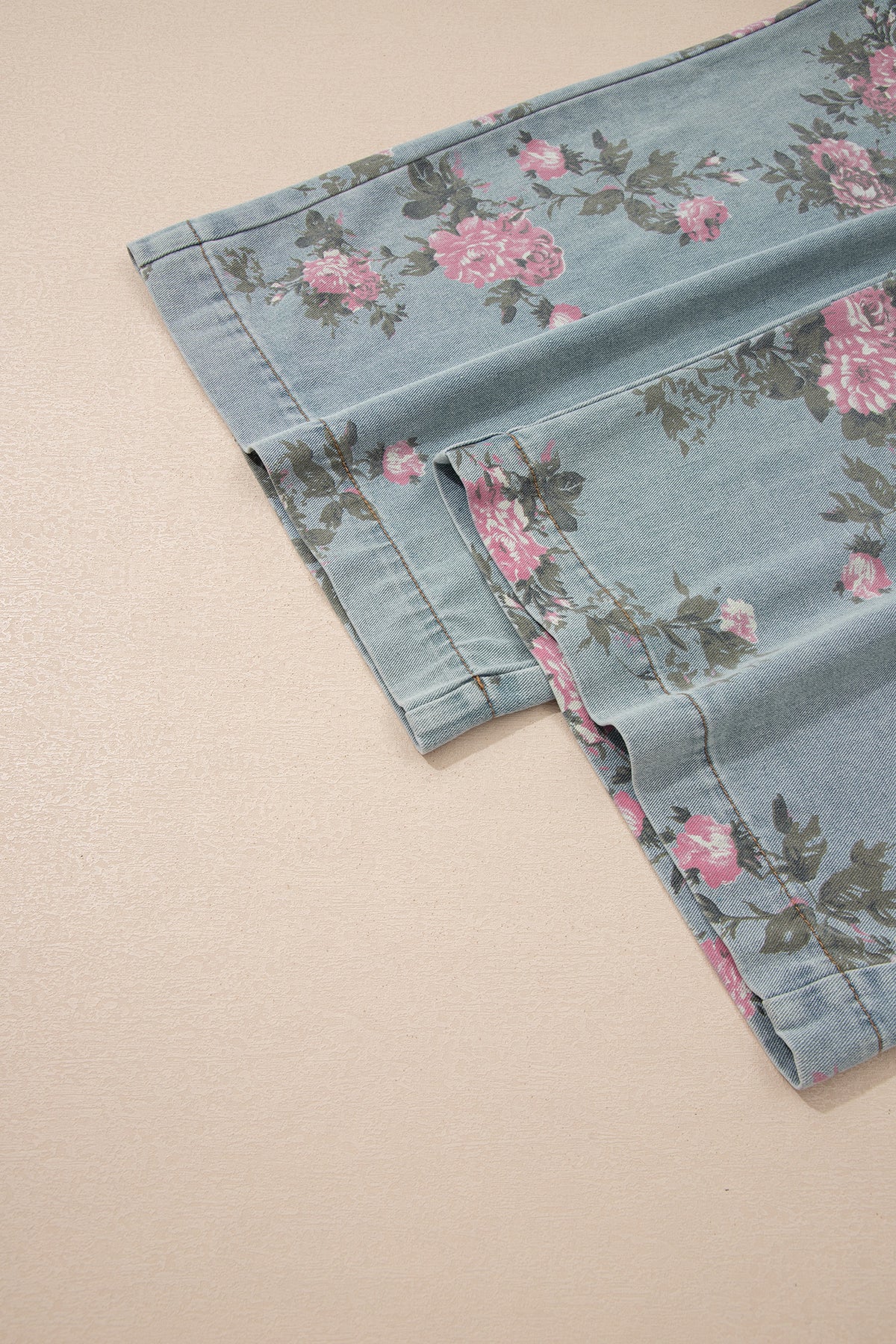 Petals & Denim Jumpsuit