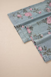 Petals & Denim Jumpsuit