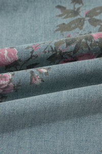Petals & Denim Jumpsuit