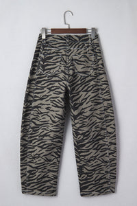 Zebra Barrel Jeans