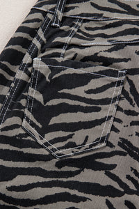 Zebra Barrel Jeans