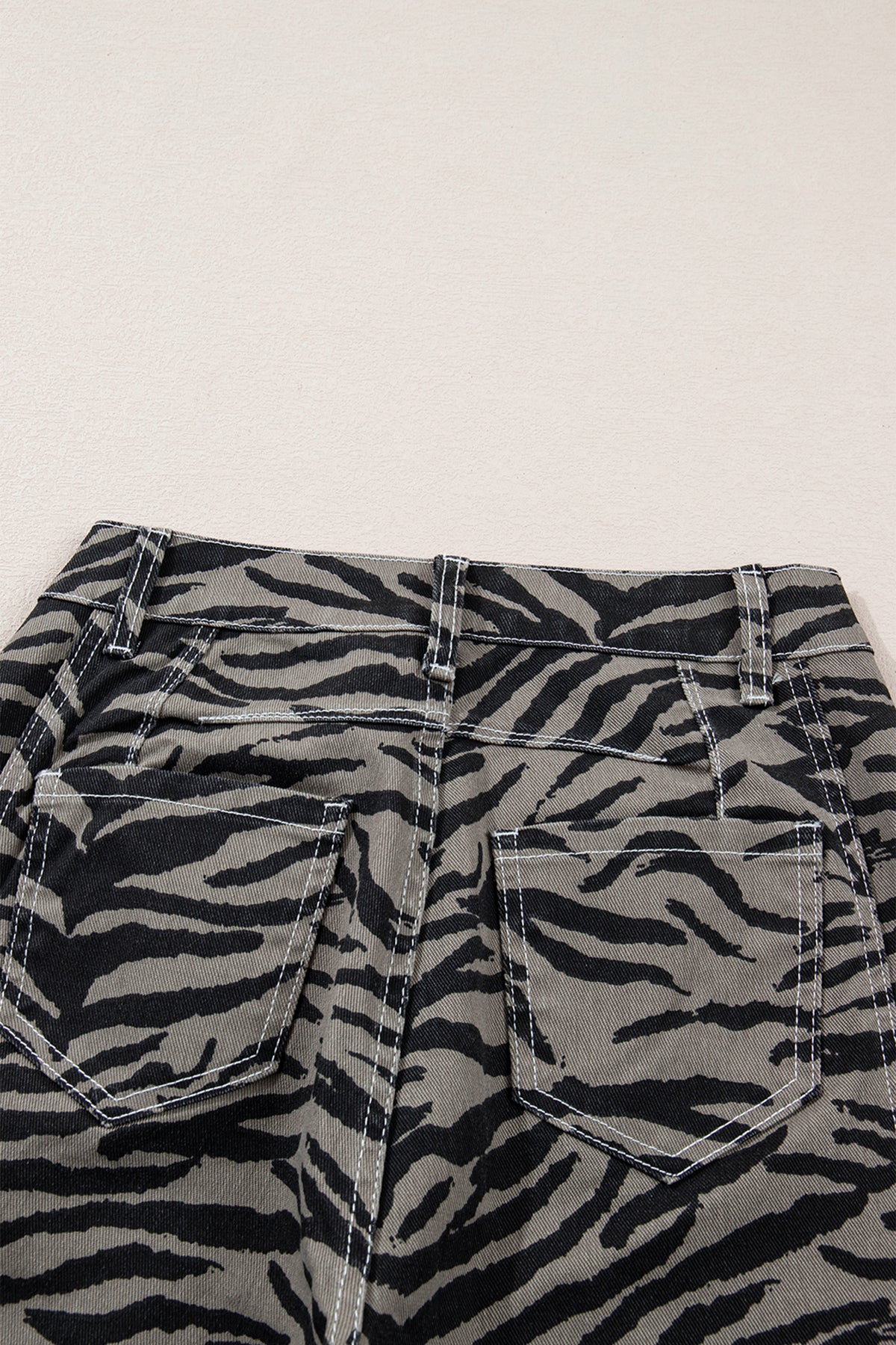 Zebra Barrel Jeans