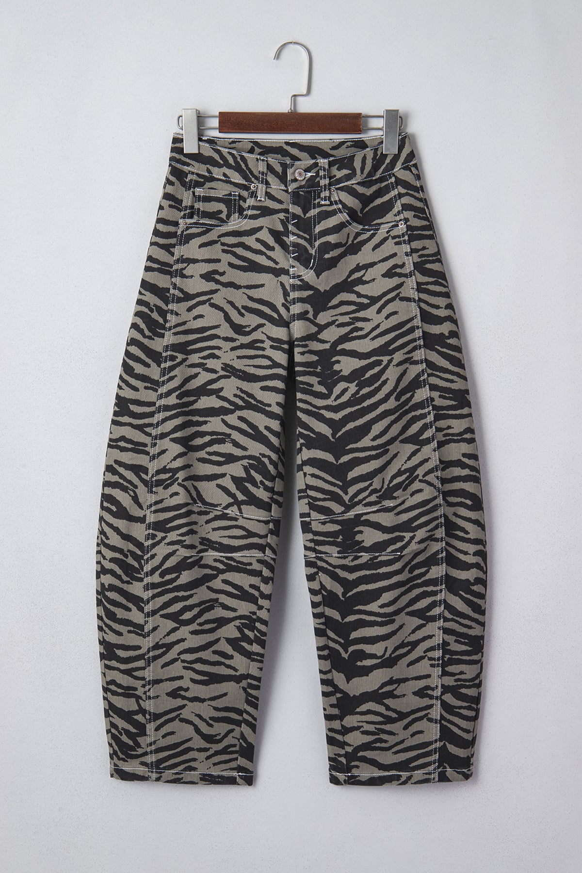 Zebra Barrel Jeans