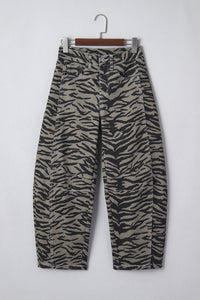 Zebra Barrel Jeans