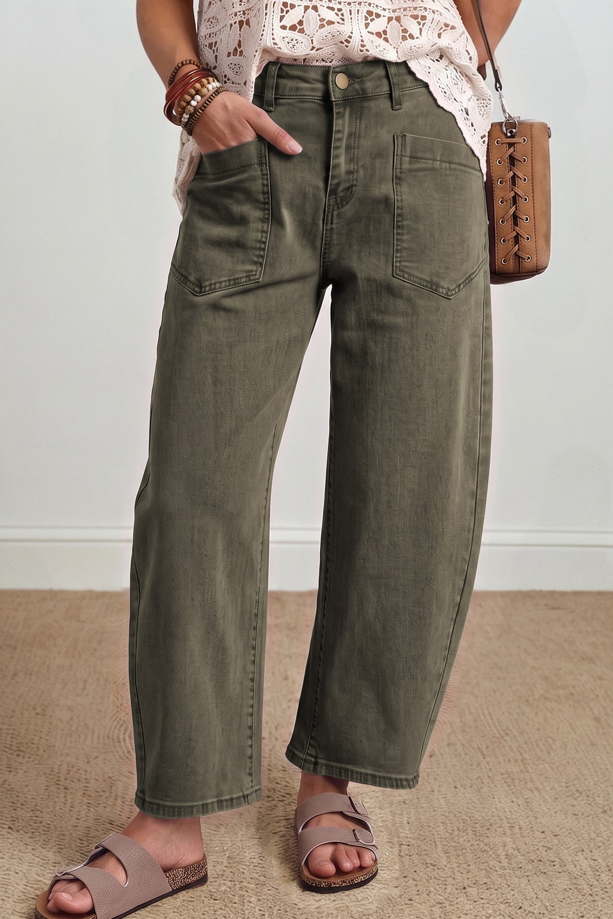 Clover Barrel Jeans