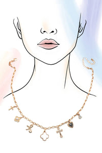 Gold Charm Necklace